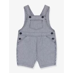 Salopette courte PETIT BATEAU bleu
