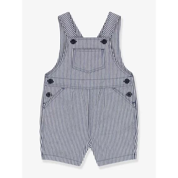 Salopette courte PETIT BATEAU bleu