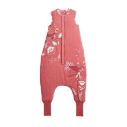 Turbulette Tog 2 En Gaze De Coton Avec Pieds Retroussables Alba Rose