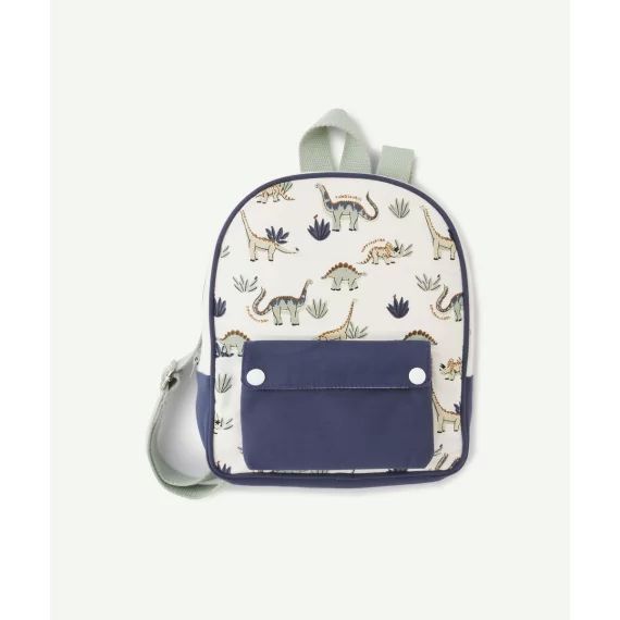 Sac à dos bébé garçon bleu avec imprimé dinosaure –  – Soldes