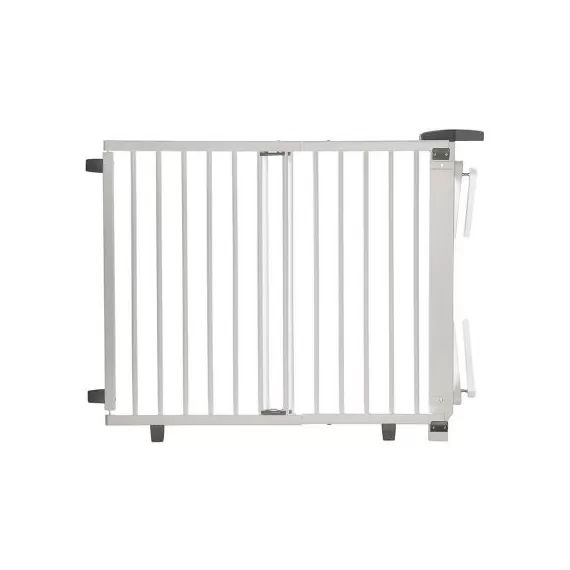 Barrière de sécurité Plus pour escalier blanche (67 à 107 cm)