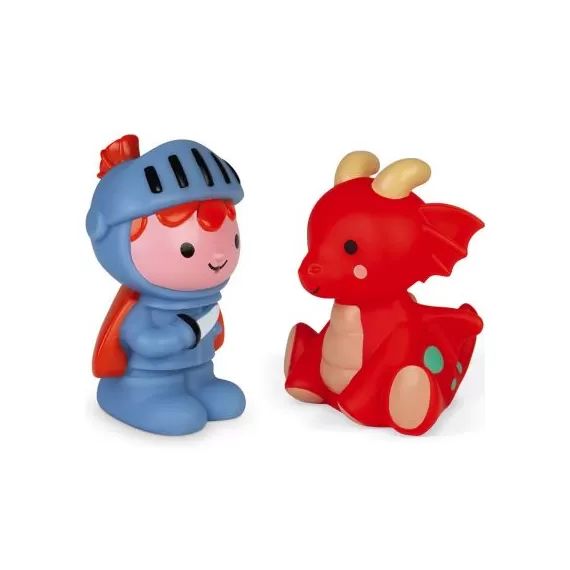 Jouets de bain gicleur chevalier et dragon lumineux