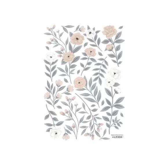 Planche de stickers A3 Les roses