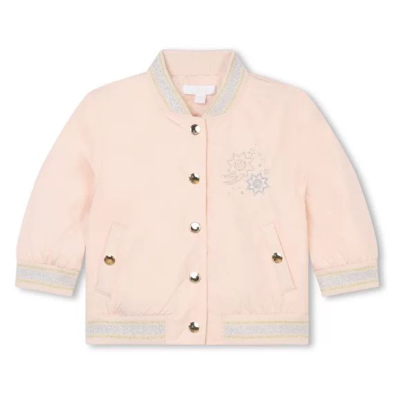 Blouson court façon bomber Fille Beige