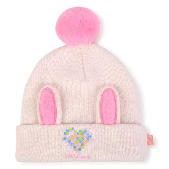 Bonnet en tricot Fille Rose