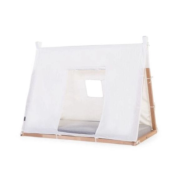 Toile 70x140cm Childhome Tipi – Blanc