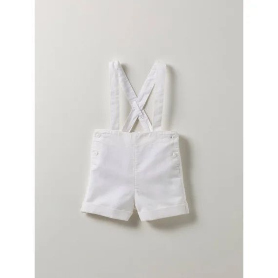 Bermuda À Bretelles ? Et Blanc Doux