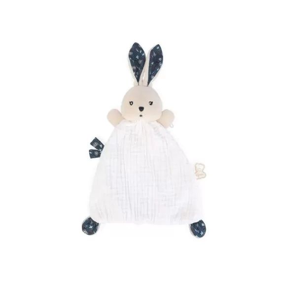 Doudou plat lapin blanc Nature K&rsquo;doux