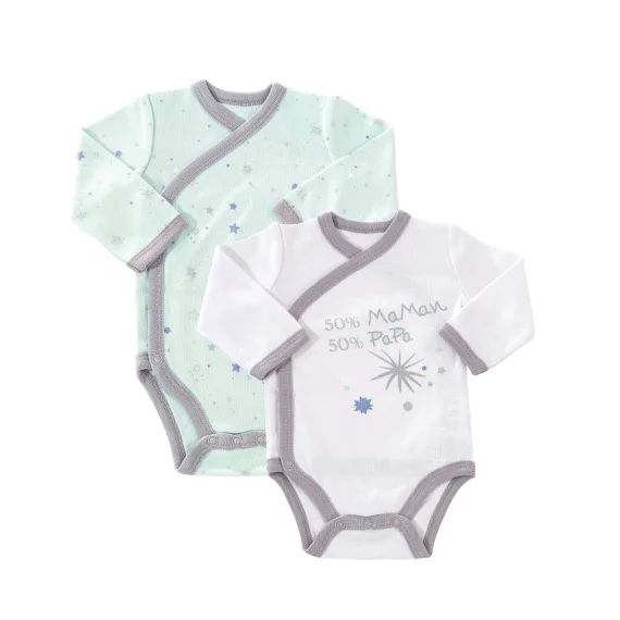 2 Bodies Croisés – Maman Et Papa Blanc