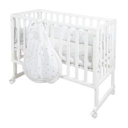 Berceau Cododo 3en1 Complet Avec Gigoteuse Sternenzauber Blanc