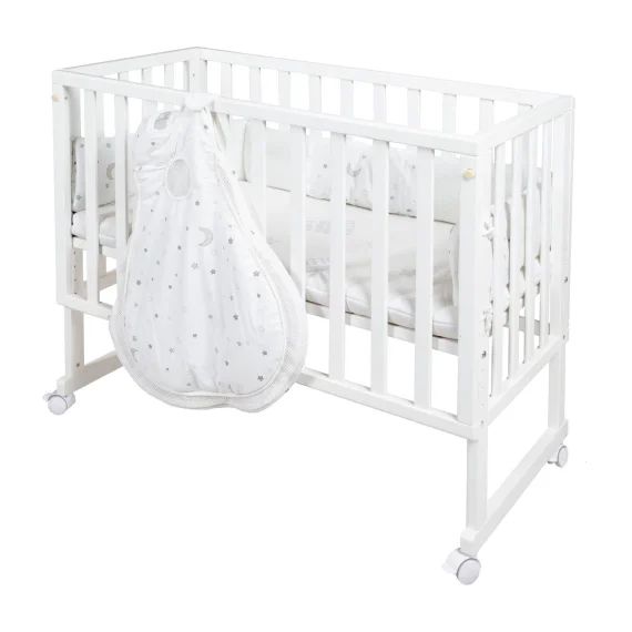 Berceau Cododo 3en1 Complet Avec Gigoteuse Sternenzauber Blanc