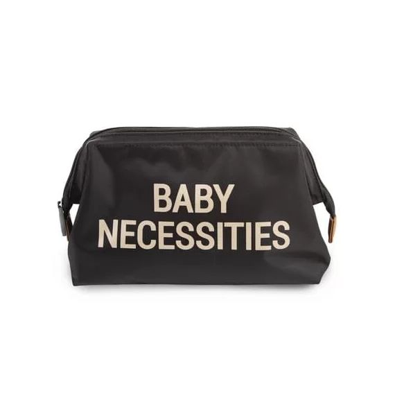 Trousse de Toilette Childhome Baby Necessities – Noir/Or