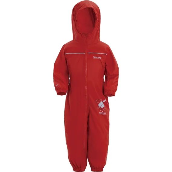 Combinaison Imperméable Bébé Polyamide Puddle Iv Rouge