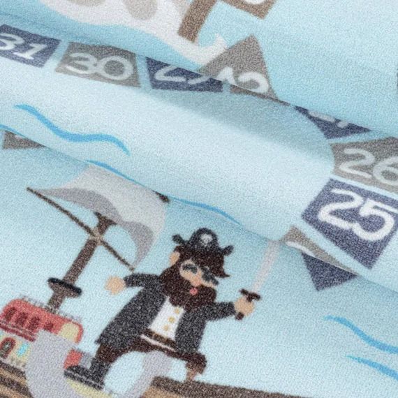Tapis Enfant Tresors Bleu