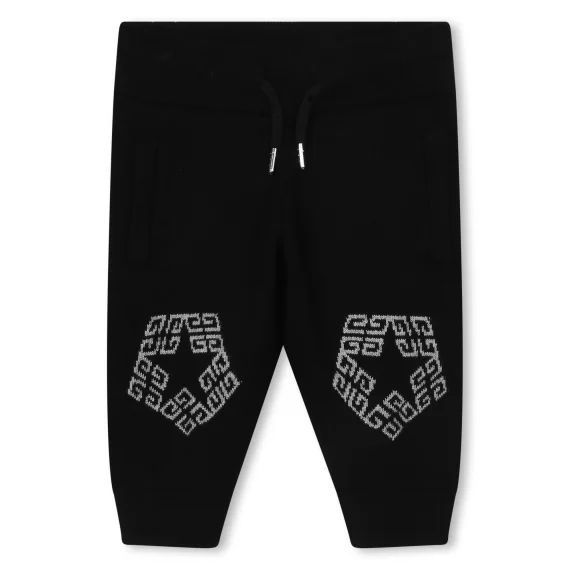 Pantalon en tricot Garçon Noir