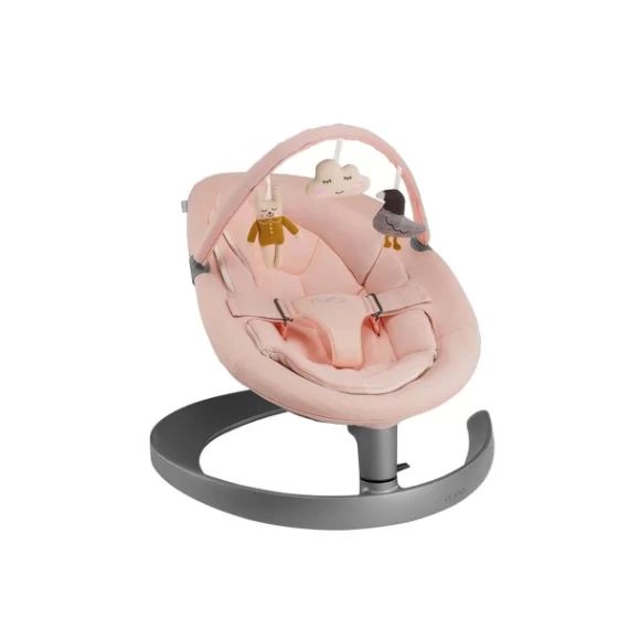 Transat Nuna Leaf Grow + Barre de Jeux – Peach (2022)