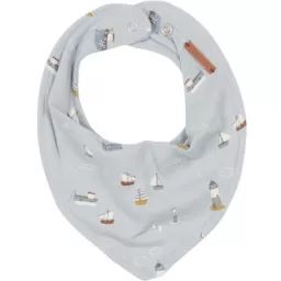 Bavoir bandana Sailors bay blue