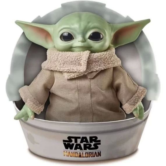 Star Wars – The Mandalorian Figurine Peluche L&rsquo;Enfant – 28 cm vert