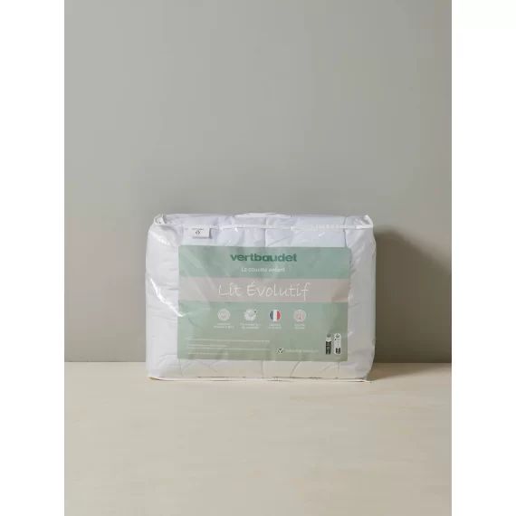 Couette évolutive pour lit évolutif + lit enfant blanc
