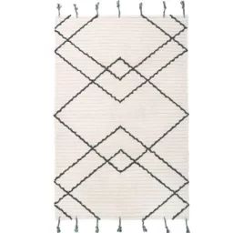 Tapis Viktor noir (100 x 150 cm)