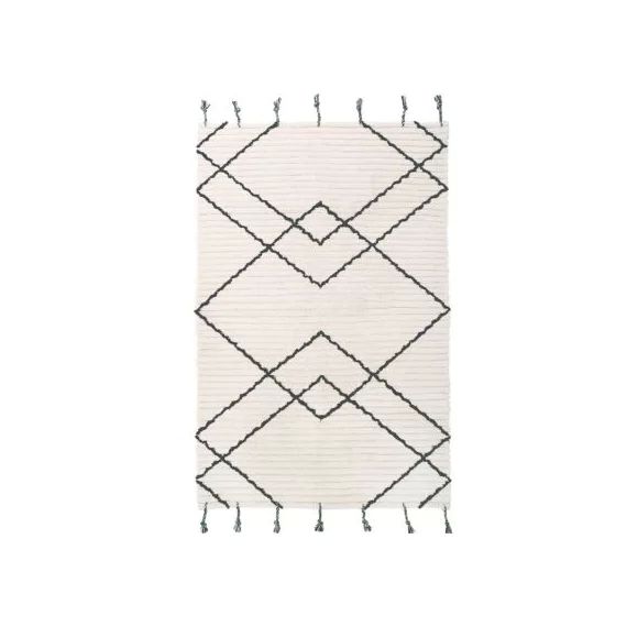 Tapis Viktor noir (100 x 150 cm)