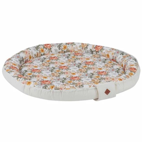 Parc De Jeux Tapis D&rsquo;éveil Néo Vintage Blanc Imprimé Floral