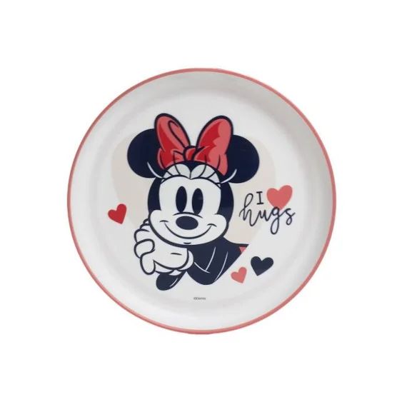 Grande Assiette Anti-derapante Minnie Collector Rouge