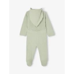 Ensemble body + legging + foulard bébé vert sauge