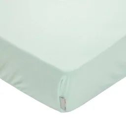 Drap Housse En Coton Jersey, Uni Blanc