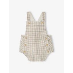 Combinaison bébé naissance forme barboteuse écru