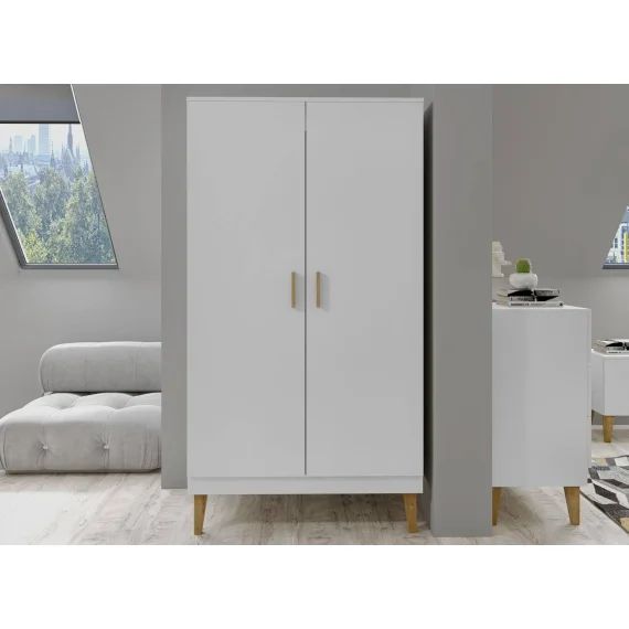 Armoire 2 Portes Dream Blanc & Chêne