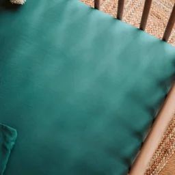 Drap Housse Pur Coton Bio Pour Lit Bébé Eucalyptus