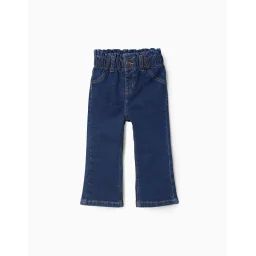 Pantalon En Jean Flare Fit Bleu Foncé
