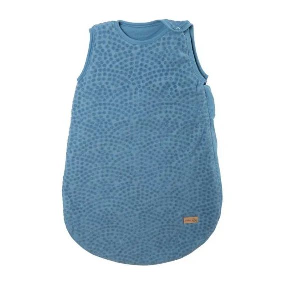 Turbulette Respirante Roba – Seashells – Gigoteuse Sans Manches – Coton Oeko-tex® – Motif Pois En Relief – Bleu Indigo Bleu