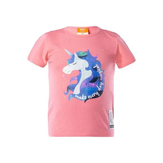 T-shirt Coton Peggy Bg Rose Saumon