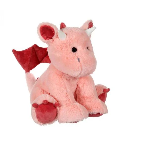 Peluche – GIPSY – Dragon floppy – 30cm – Rose rose