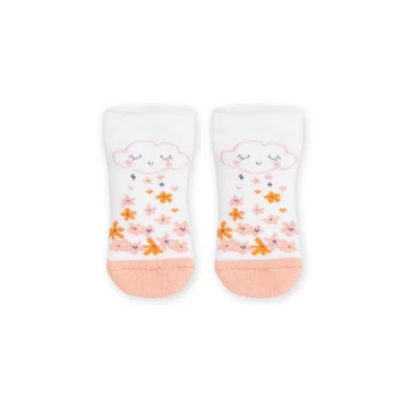 Chaussettes Blanches À Motif Nuages