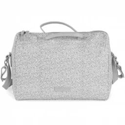 Sac à langer à anses Flower mellow gris
