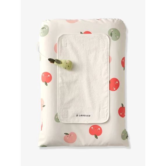 Matelas à langer POMME blanc imprimé