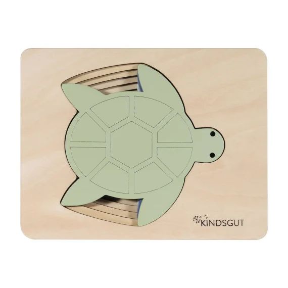 Puzzle Animal En Bois Vert