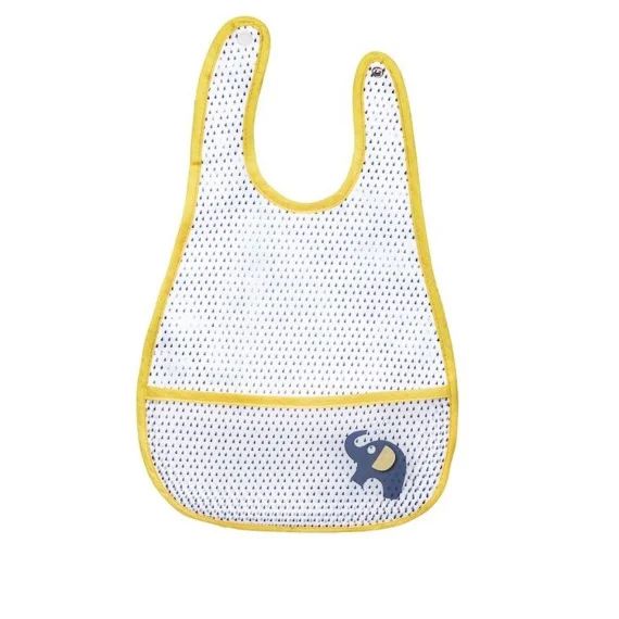 SAUTHON Bavoir plastifié Babyfan Jaune jaune