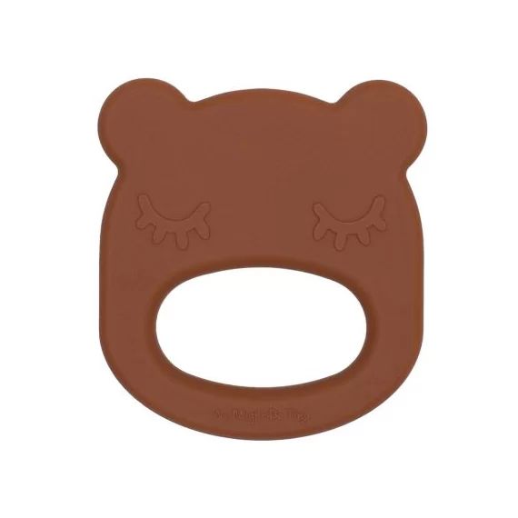Anneau de dentition ours marron brown