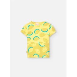 T-shirt Tricot Basic Jaune