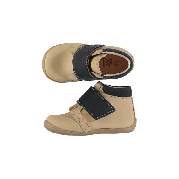 Bottillon Ville Cuir Bébé Garçon – Beige