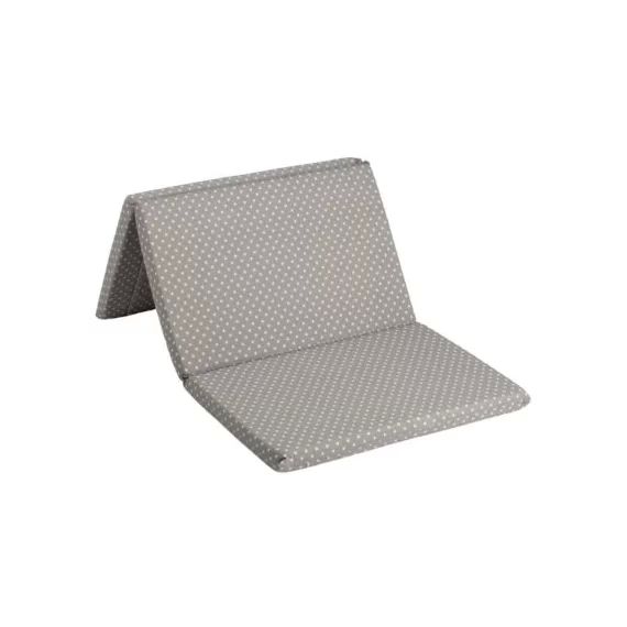 Matelas de voyage pliant gris étoilé (60 x 120 cm)