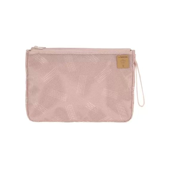 Pochette de change Rayures rose