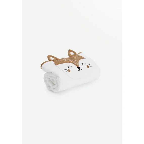 Serviette De Bain Bébé Merlin Ecru