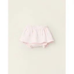 Jupe-culotte Avec Motif Rose Clair