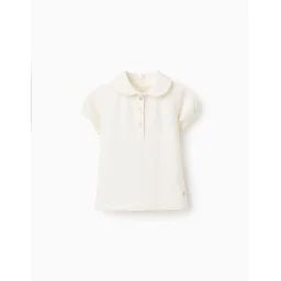 Polo De Avec Volants Blanc