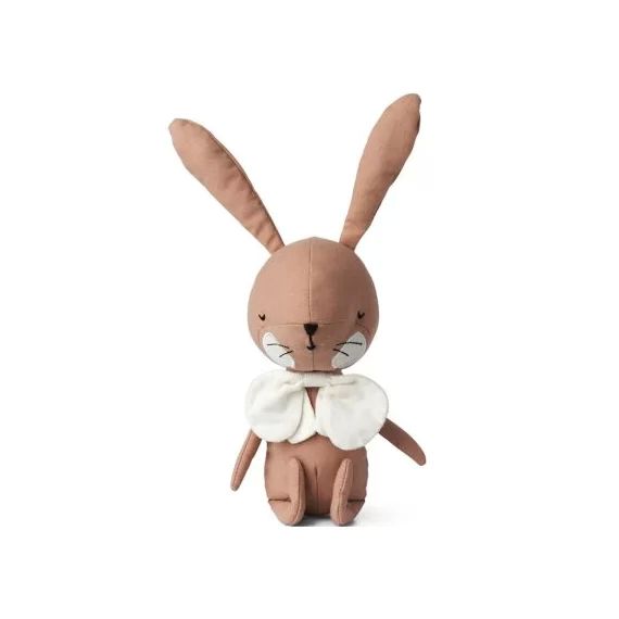 Coffret peluche lapin rose (18 cm)